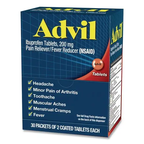 Advil Ibuprofen Tablets Refill Packs (30/Box)