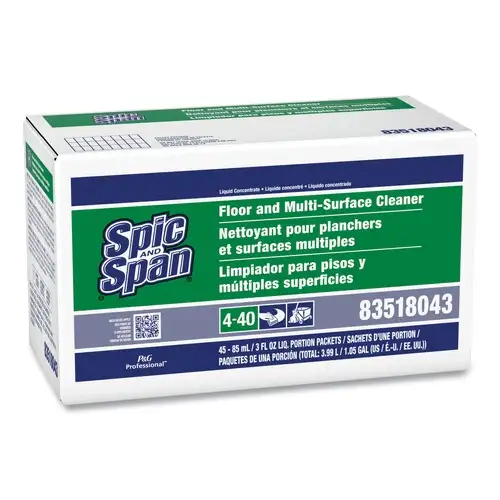 Spic and Span 3 oz. Packet Liquid Floor Cleaner (45/Carton)