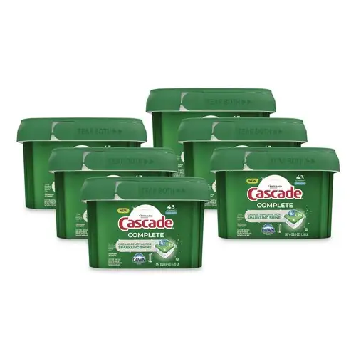 Cascade 22.5 oz ActionPacs Tub - Fresh Scent (6/Carton)
