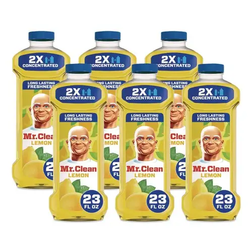 Mr. Clean 23 oz. Multi-Surface Antibacterial Cleaner - Lemon Scent (6/Carton)
