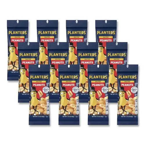 Planters GEN77080 1.75 oz Salted Peanuts (12/Box)
