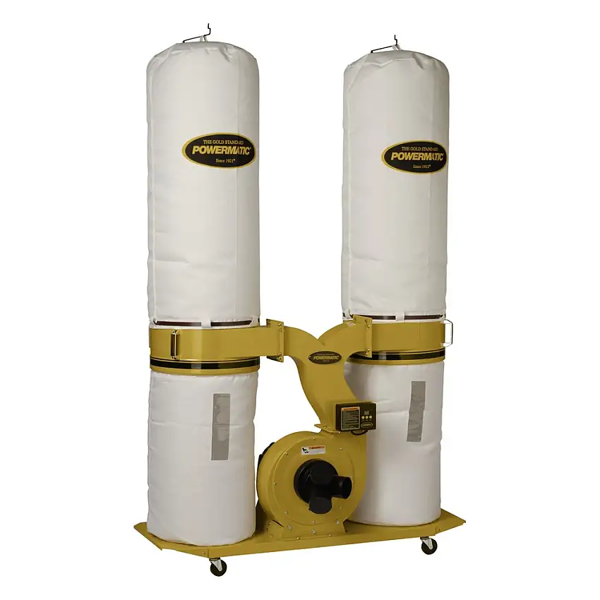 Powermatic PM1300TX-BK1 3HP 1PH 230V 30-Micron Bag Filter Dust Collector Kit - PM9-1792071K