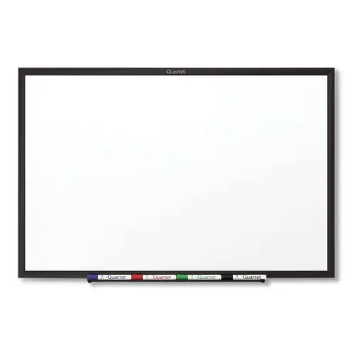 Quartet Classic Series Melamine Dry Erase Board, 60 X 36, White Surface, Black Frame