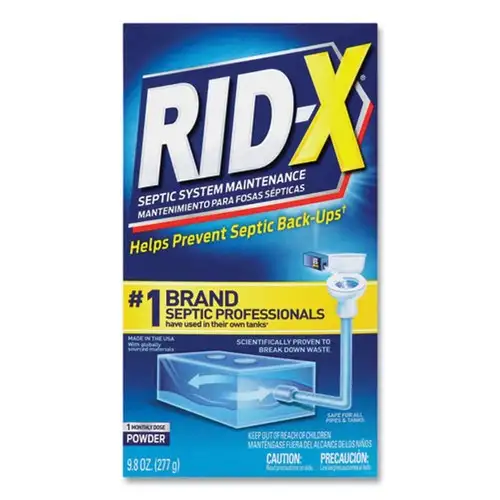 RID-X 19200-80306 9.8 oz. Septic System Treatment Concentrated Powder (12/Carton)