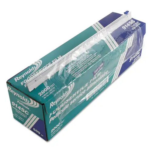 Reynolds Wrap 914SC 18 in. x 2,000 ft. PVC Food Wrap Film Roll in Easy Glide Cutter Box (1/Carton)