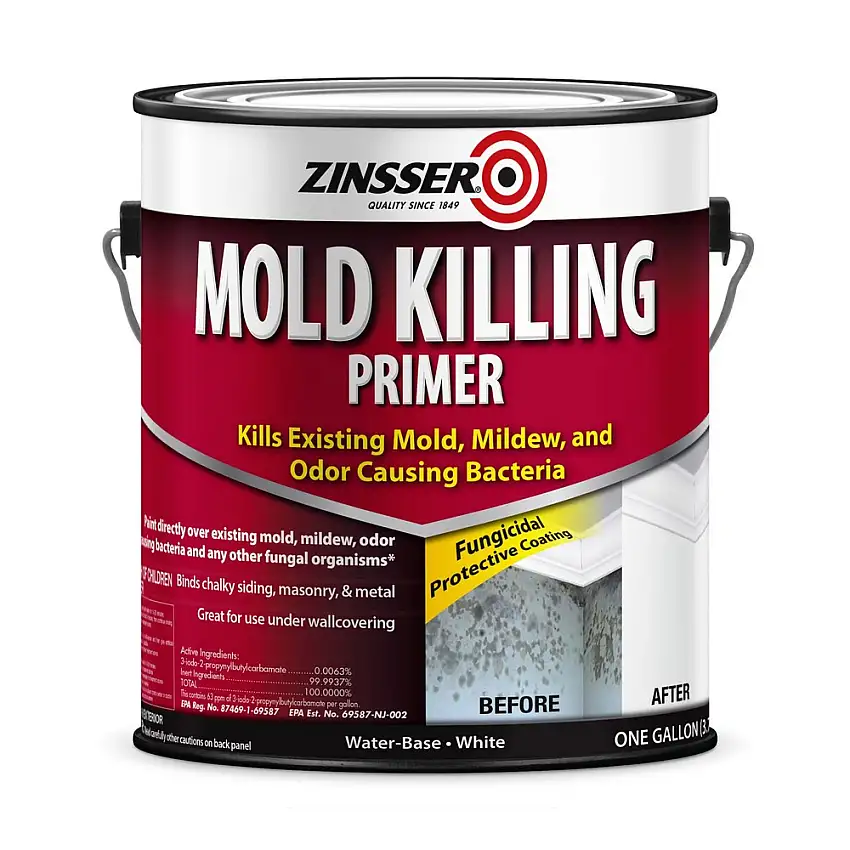 Rust-Oleum 1-Gallon Bucket/Pail Interior/Exterior Mold Killing Primer - Flat White (2/Carton) - 276049CT