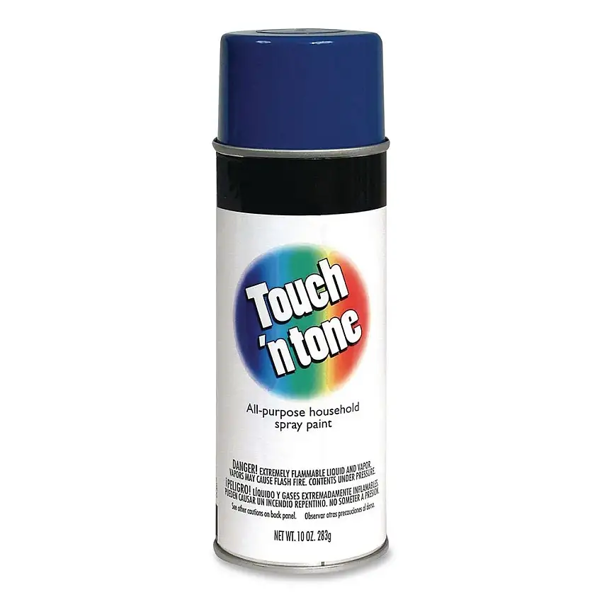 Rust-Oleum Touch'n Tone 10 oz. Aerosol Can Spray Paint - Gloss Blue (6/Carton) - 55278830