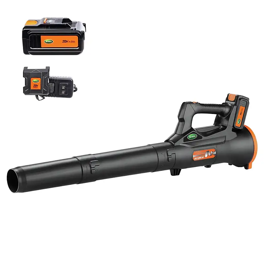 Scott's 20V Lithium-Ion Cordless Electric Leaf Blower Kit (4 Ah) - LB24020S