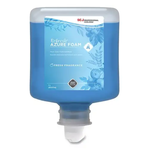 SC Johnson 069124014614 1 L Refresh Foaming Hand Soap Manual Cartridge Refill - Fresh Apple Scent (6/Carton)