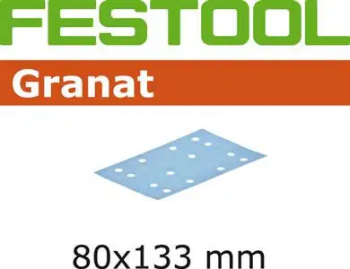Festool Granat | 80 x 133 | 180 Grit | Pack of 10 (497130)