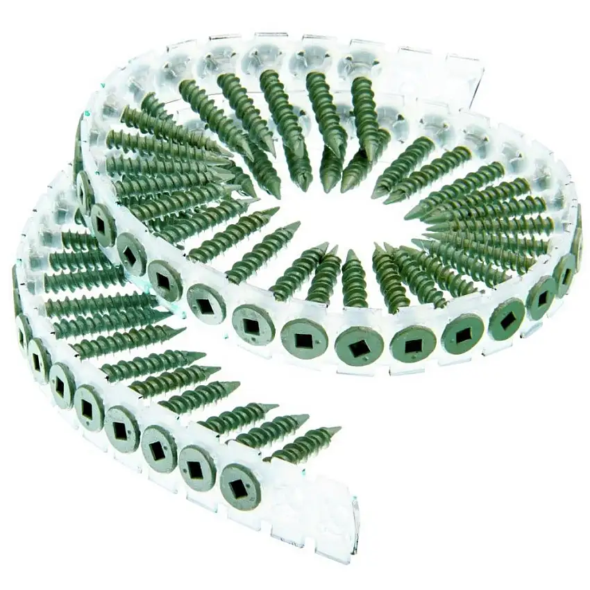 SENCO (1000-Pack) 8-Gauge 1-1/4 in. Collated Cement Board Screws - 08T125W
