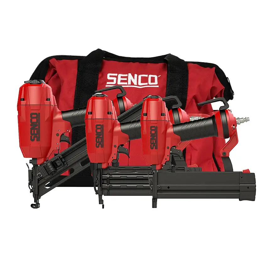 SENCO 3-Tool Pneumatic Finish Combo Kit - 10S0001N