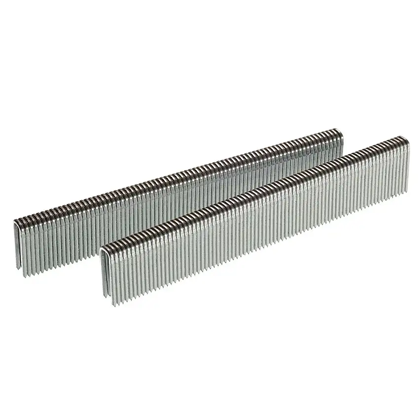 SENCO (5000/Box) 18-Gauge 1 in. Leg 1/4 in. Crown Medium Wire Chisel Point Galvanized Wire Staple - L13BABN