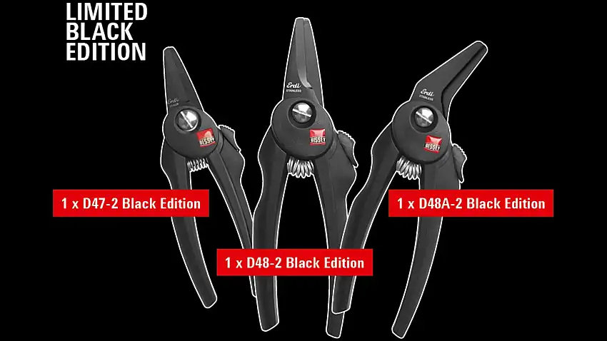 Combi shears action set with 3 piece