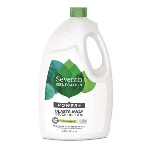 Seventh Generation 65 oz. Bottle Fresh Citrus Ultra Power Plus Natural Automatic Dishwasher Gel
