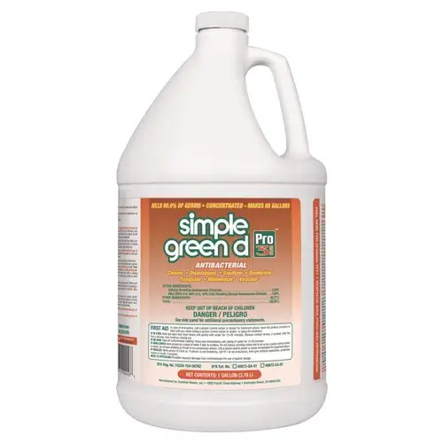 Simple Green 1 gal. Bottle d Pro 3 Plus Antibacterial Concentrate - Herbal (6/Carton)