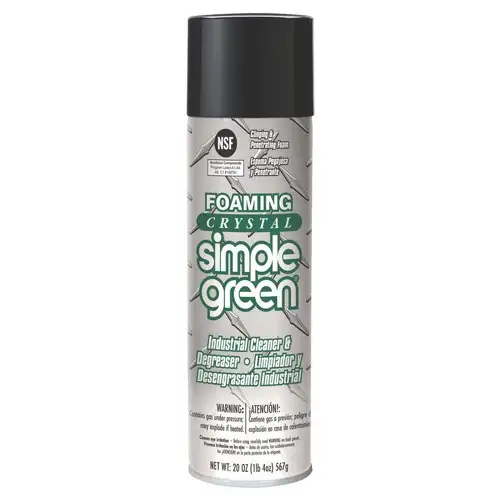 Simple Green Crystal 20 oz Aerosol Spray Foaming Industrial Cleaner and Degreaser (12/Carton)