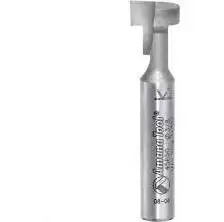 Amana Keyhole Bit, Single Flute, 3/8" Entry Dia, 13/64" Slot Width, 1/4" Shank, 1-1/2" Length (45650)