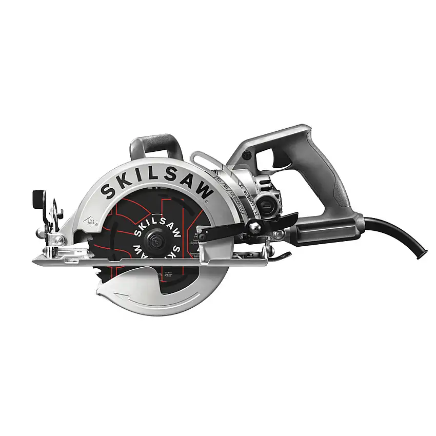SKILSAW 7-1/4 in. Aluminum Worm Drive Circular Saw with Carbide Blade - SPT77W-01