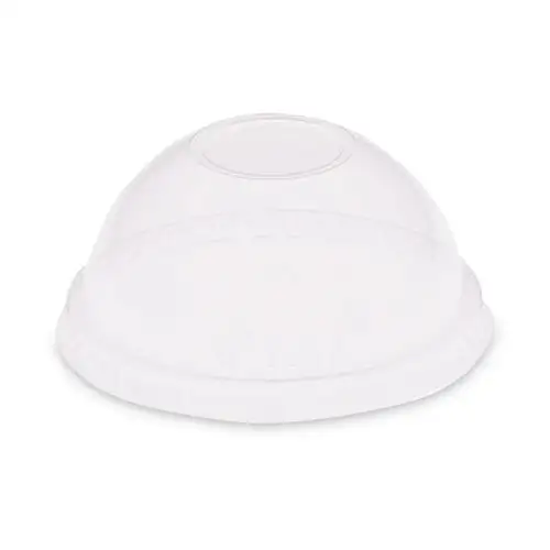 SOLO DL620 2.5 oz to 9 oz Plastic Dome-Top Cold Cup Lids - Clear (2500/Carton)