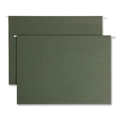Smead 3-in. Capacity Box Bottom Hanging File Folders - Legal, Standard Green (25/Box)