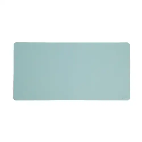 Smead 31.5 in. x 15.7 in. Vegan Leather Desk Pads - Light Blue