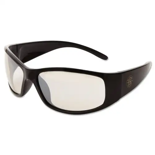 Ansell Elite Safety Eyewear - Black Frame, Indoor/outdoor Lens