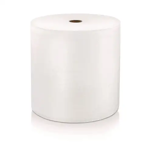 LoCor 7 in. x 1,200 ft. 1-Ply Hard Wound TAD Roll Towel - White (6/Carton)
