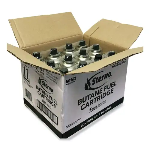 Sterno 8 oz. Butane Fuel Cartridge (12/Carton)