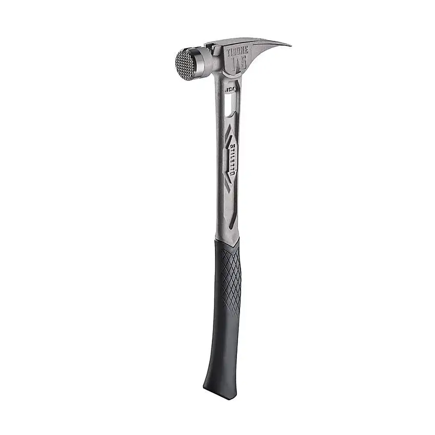 Stiletto TIBONE 15oz Milled/Curved Titanium Framing Hammer (TIB15MC)