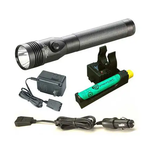 Streamlight Stinger DS LED HL Rechargeable Flashlight with Charger and PiggyBack (Black)
