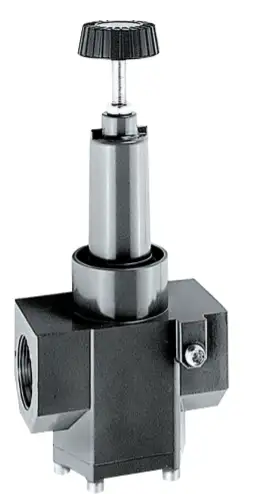 ARO R37581-100 Relieving Regulator | Super-Duty Series | 1-1/2" Port Size | No Gauge | 0 - 125 PSIG | 1200 SCFM