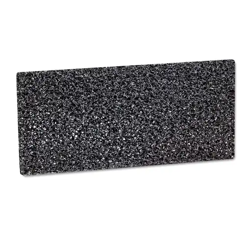 3M 8550 4.63 in. x 10 in. Doodlebug High-Productivity Stripping Pad - Black (40/Carton)