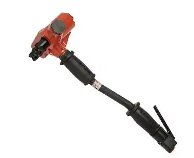 CS Unitec 153.53 Triple Head Scaling Hammer | Long Handle | 9000 BPM | TCT Cruciform Piston