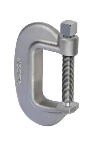 Palmgren 9629089 Bridge Clamp With Full Close and Short Spindle | 4" Max Open Capacity | 3" Throat Capacity