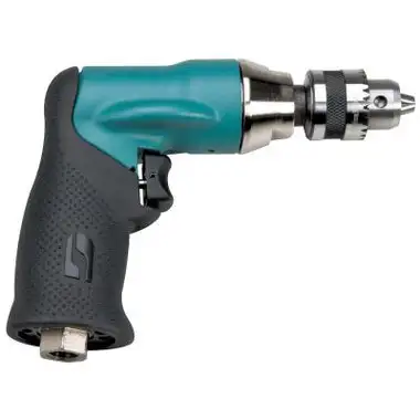 Dynabrade 52834 Pneumatic Drill | 0.4 HP | 3,600 RPM | 1/4" Dynachuck | Non-Vacuum | Trigger-Start