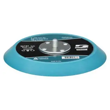 Dynabrade 56187 Non-Vacuum Disc Pad | 6" Pad Size | 5/8" Thickness | Vinyl-Face | Soft Density