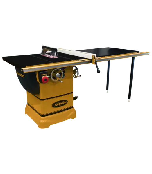 Powermatic ArmorGlide PM1000T 10" Table Saw, 52" Rip Accu-Fence, 1-3/4HP, 1PH, 115V (PM1-1791001KT)