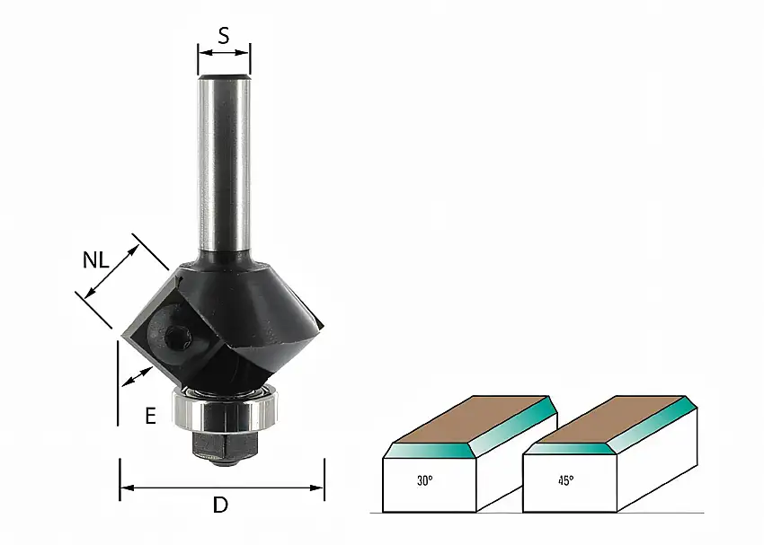 WPL Chamfer Routing Cutter D 29 mm
