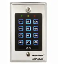 Securitron DK-12 Digital Keypad System - All-in-One Keypad System for Single-Door Traffic Control