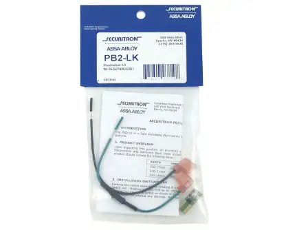 Securitron PB2-LK - Illumination Kit for Non-Illuminated PB2 Series and PB5 Series Push Buttons