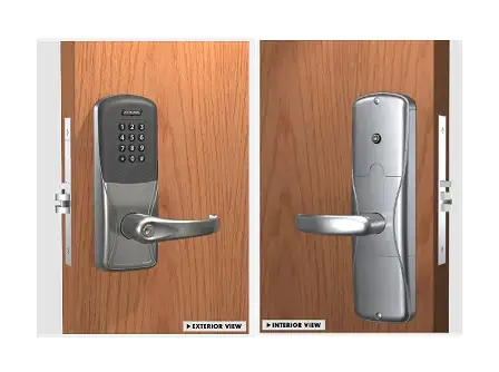 Schlage AD-200-MS-40-MSK Mortise Multi-technology with Keypad Electronic Lock W/ Audit Trail - Privacy Function