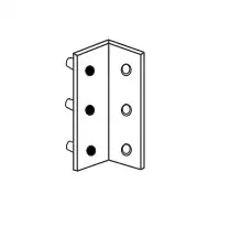 Detex ECL-435K,  Surface Mount Adjustable Keeper for Double Door for ECL Series