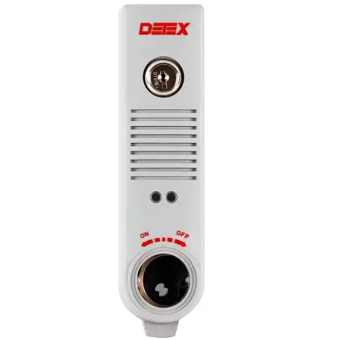Detex EAX-300 GRAY/BLACK Battery Powered Door Propped Alarm - Gray