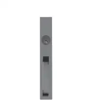 Detex 03AN 689 Nightlatch Pull Trim - 1 7/8" x 13 1/2" - Aluminum Painted