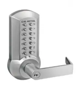 Cal-Royal CRCODE204 Storeroom Pushbutton Lever Trim For Exit Device