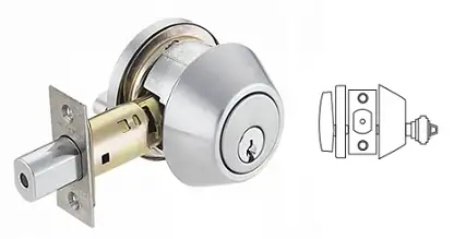 Cal-Royal CRB600 single cylinder Classroom deadbolt