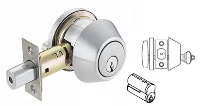 Cal-Royal ICCRB800 Single Cylinder Deadbolt - IC Core