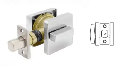 Cal-Royal SQ-365 Grade 2, One Sided Deadbolt, With Internal Plate