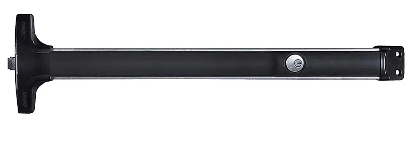 Detex V40 CD, Value Series Wide Stile Rim Exit Device, Cylinder Dogging